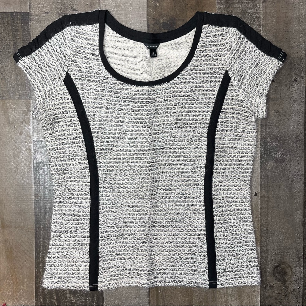 Ann Taylor Tweed Top size Small
